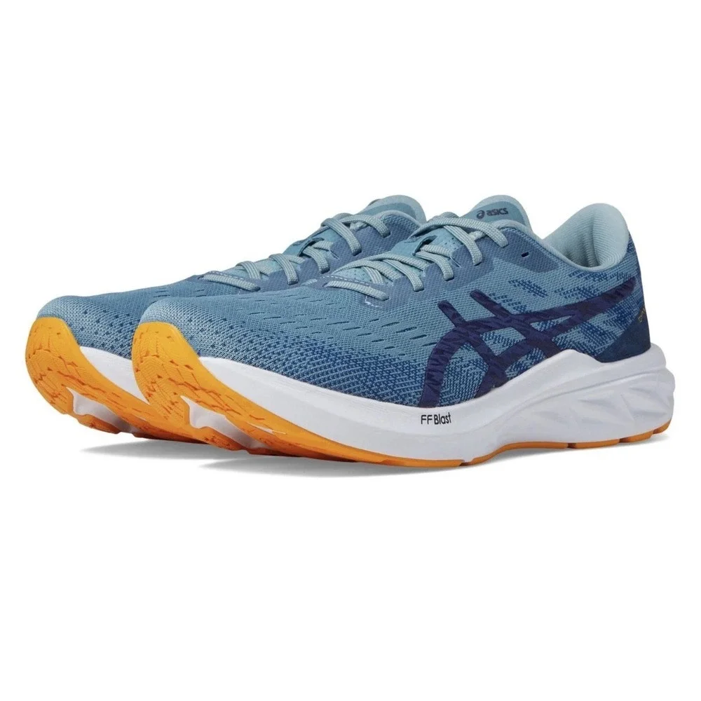 ASICS Dynablast 3 Running shoes Light Steel/DEEP Ocean Mens Size 13 New